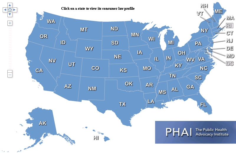 Consumer Protection Map Consumer Protection Map